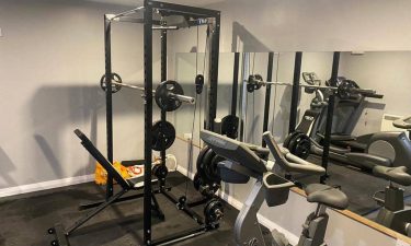 Garden Room Gym Installation