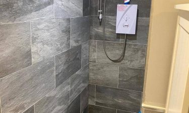 outdoor shower room and gym